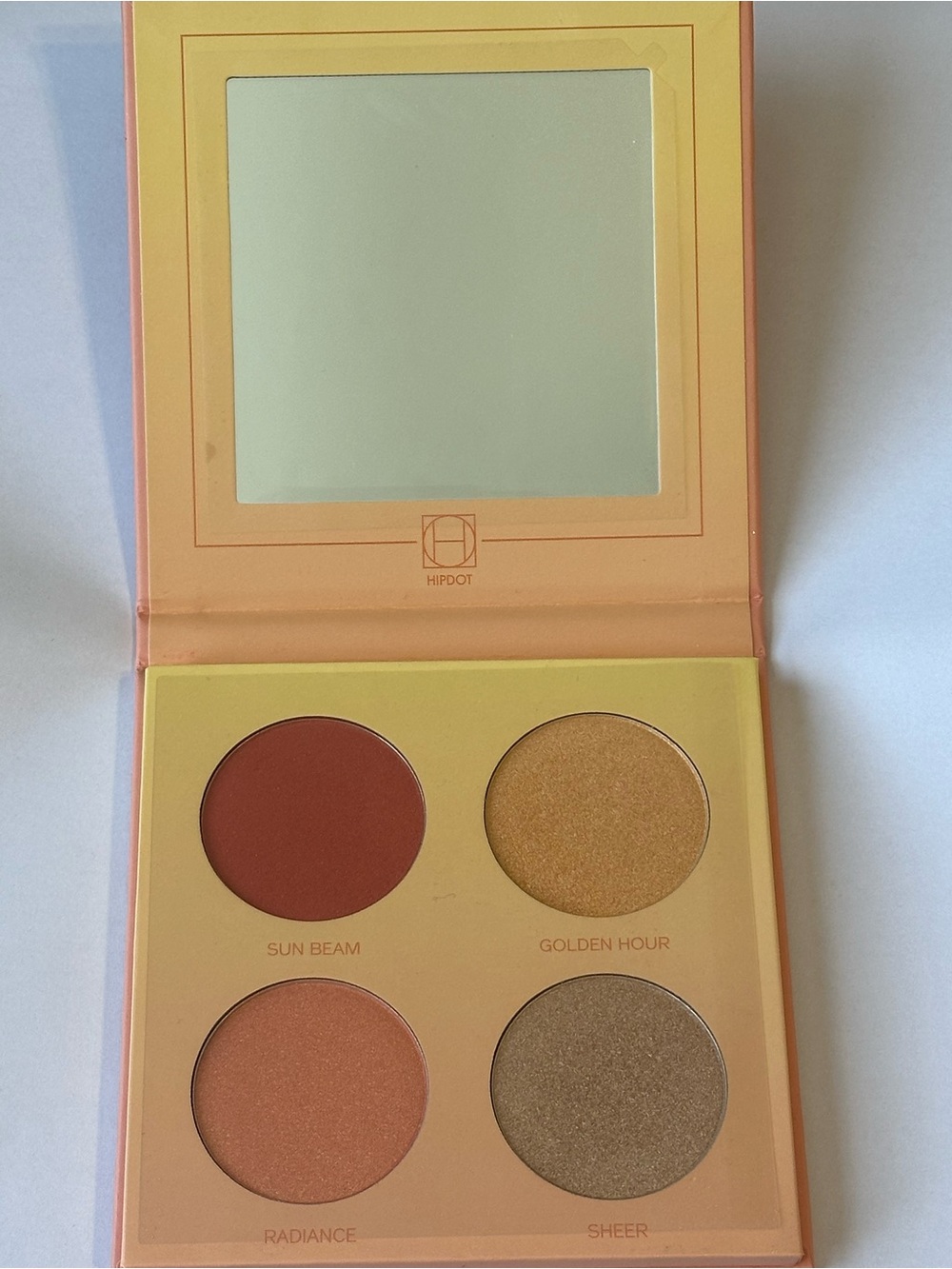 Sun-Kissed 4-Color Face Palette - Warm Gold & Peach
